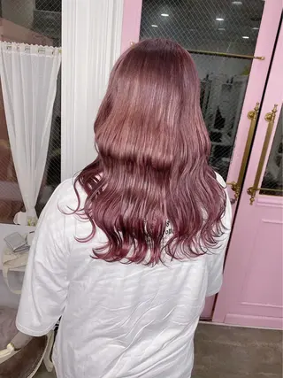 ロング カラー ハイトーン髪質改善 🎀🐰堀川智史🎀のヘアスタイル