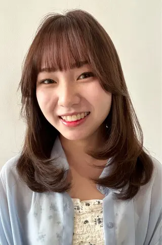 セミロング 平田 一成のヘアスタイル