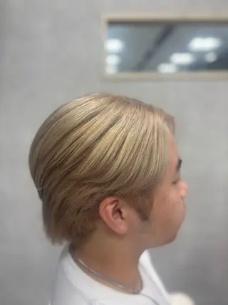 ショート カラー メンズ メンズ特化韓国風 パーマスタイル/りんのヘアスタイル