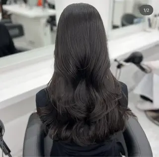 ロング カラー ヘアアレンジ 透明感×韓流ハイ トーン🫧RYUTAのヘアスタイル