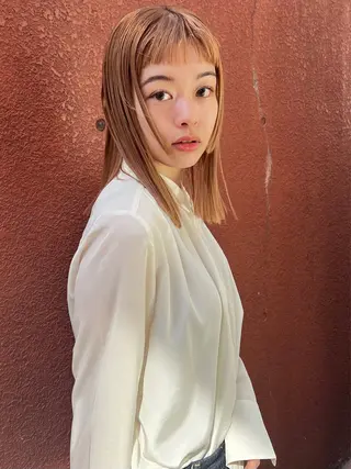 ミディアム カラー 💎透明感カラー特化 💎TAISEIのヘアスタイル