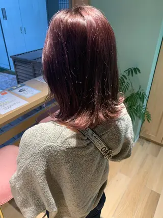 ショート カラー 縮毛矯正 髪質改善　鈴木のヘアスタイル