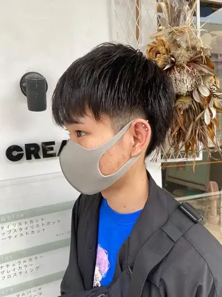 メンズ 透明感カラー/韓国 ヘア🩶yuri🩵のヘアスタイル