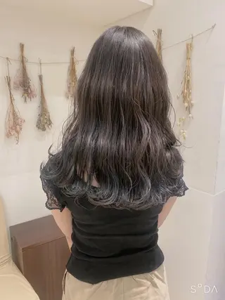 セミロング カラー はだゆうき @hadadan08のヘアスタイル