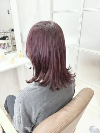 ミディアム 【ROSSO】 SHUHEIのヘアスタイル