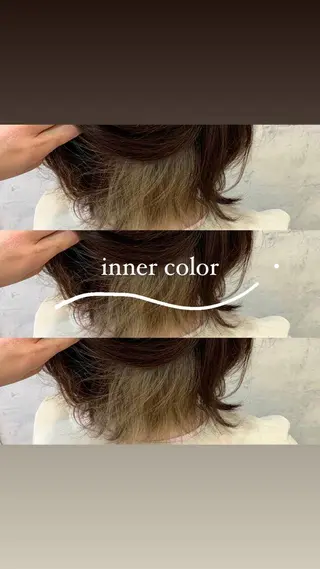 セミロング カラー 🐸鈴木 綾乃🐸のヘアスタイル