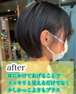 ショート キッズ 安藤 まどかのヘアスタイル