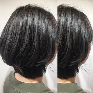 ミディアム カラー box mico. mutsumiのヘアスタイル