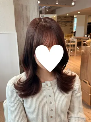 ミディアム AFLOAT D'L所属・レイヤーカット✂️/ 表参道/Amiのヘアスタイル