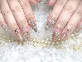 ネイル na🎀🎀na ちゅるちゅるのネイルデザイン