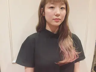 ロング カラー ヘアアレンジ la fith所属・rico_by ヘアとアイブロウのヘアスタイル