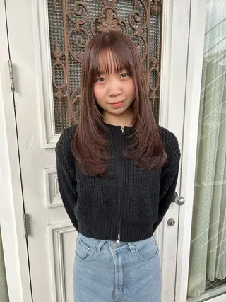 カラー 丸山 風香のヘアスタイル