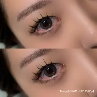 マツエク・マツパ LABEL NATSUKAのマツエク・マツパデザイン