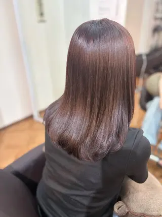 ミディアム カラー 🍒Ayana🍒 艶カラー🍒のヘアスタイル