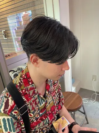 メンズ メンズ特化✨️ 韓国風パーマ🔥一八のヘアスタイル