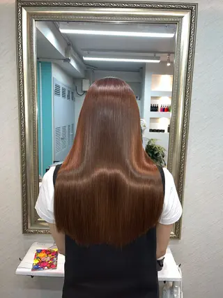 ロング seta新宿所属・髪質改善/縮毛矯正 芹沢のヘアスタイル