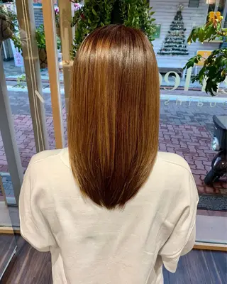 セミロング green feel 長原所属・西山 大樹のヘアスタイル