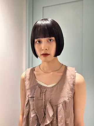 ショート カラー 🦖ミニボブ/ボブ /MOEKA🦕のヘアスタイル