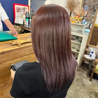 セミロング カラー HAIR　& MAKE orange所属・mary'sメリー /ニュアンスカラーのヘアスタイル