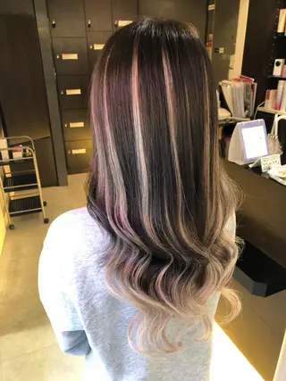 ロング カラコレなんば店 Maayaのヘアスタイル