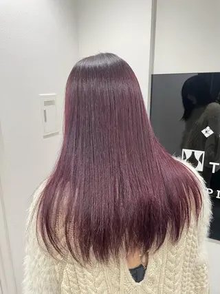 ロング カラー 平田 七海のヘアスタイル