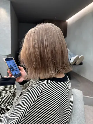 ミディアム カラー 🐰カラー/ボブ/ manato🦊のヘアスタイル