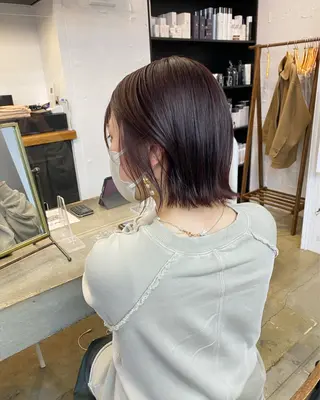 ショート カラー IVORY.所属・🟩白髪ぼかし/ボブ /ショートヘア/大司のヘアスタイル