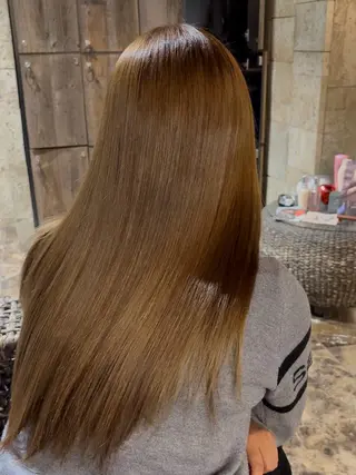 ロング カラー ヘアアレンジ 髙橋 リナ‪のヘアスタイル