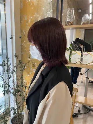 カラー Misaki ║ツヤカラーのヘアスタイル