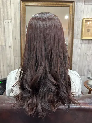 ロング カラー 庭山 理沙のヘアスタイル