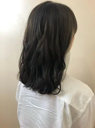 ミディアム カラー 長瀬 燎哉のヘアスタイル