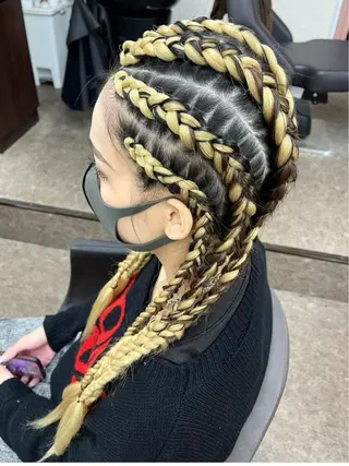 セミロング ヘアアレンジ キッズ プレシャス所属・池田 景子のヘアスタイル