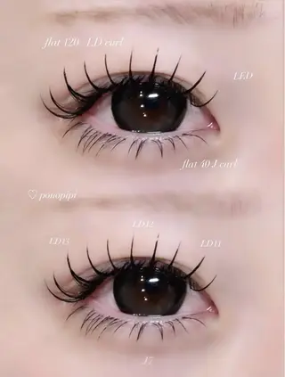 マツエク・マツパ ponopipi Rinのマツエク・マツパデザイン