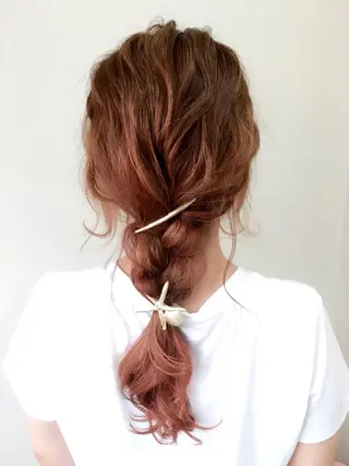 カラー ヘアアレンジ AUBE hair ales福岡平尾店所属・塚本 昂のヘアスタイル