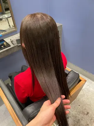 ロング カラー 🌿長尾俊汰🌿 透明感カラーのヘアスタイル