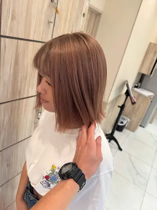 ミディアム カラー グランデュール焼津 SEIRYU🐉のヘアスタイル