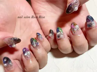 ミディアム ネイル ネイルスタジオ シェイクユアハンズのネイルデザイン