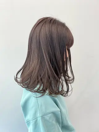ミディアム カラー momo所属・メンズヘアメイク 🩵Mayuki🩵のヘアスタイル