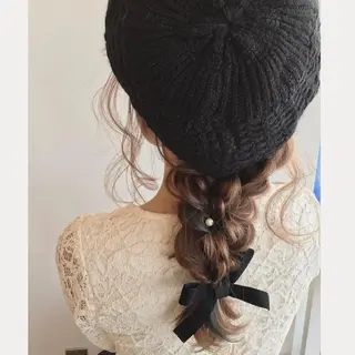 セミロング カラー パーマ ヘアアレンジ メンズ キッズ ネイル マツエク・マツパ premier modelsのヘアスタイル