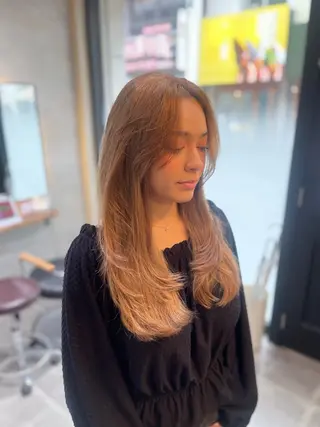 ロング カラー La fith hair SHIN 大分所属・Lafith 大分／ ヨッシーのヘアスタイル