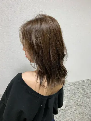 ミディアム LandS barber &beauty所属・髪質改善特化 長澤友哉のヘアスタイル