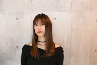 ロング 和哉/オリーブカラー /赤み消し/特化のヘアスタイル