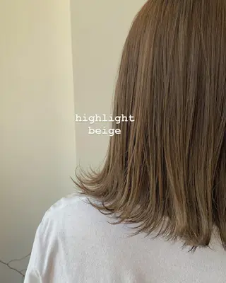 ミディアム カラー misch by urban所属・名駅🦢大人艶カラー 🪽カミヤアカネのヘアスタイル