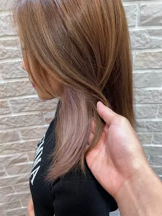 ロング カラー enn.bleach by t.a.g所属・SHUNTA /ブリーチ/レイヤーのヘアスタイル