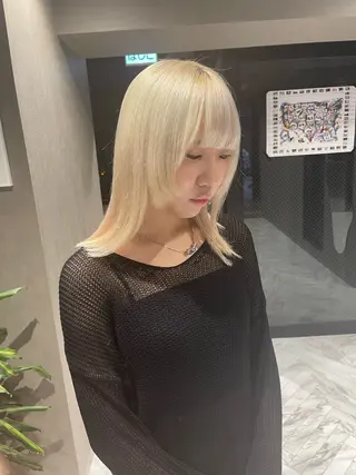 ミディアム カラー 透明感カラー/艶髪/ エクステ/HIROのヘアスタイル