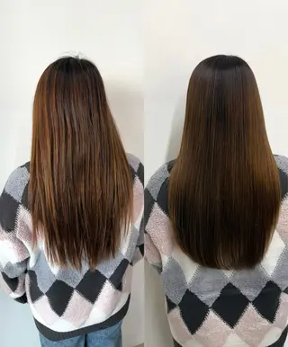 ロング ひろし/髪質改善/ 縮毛矯正/上品✨のヘアスタイル