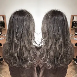 セミロング カラー 木下大地 HAIR Oneのヘアスタイル