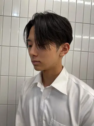 ショート メンズ nico TOKYO所属・ニュアンス/ センターパート/イノのヘアスタイル