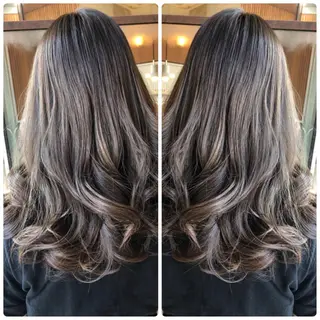 セミロング カラー 小山内 龍一郎 店長のヘアスタイル