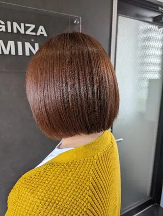 ショート カラー パーマ 久保田 優作のヘアスタイル